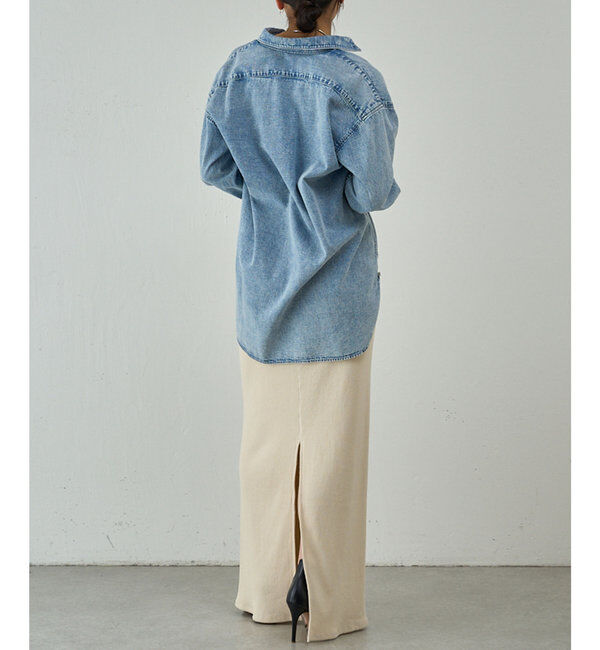  「【PEAS】ライトオンスデニムシャツ」|シャツ・ブラウス|