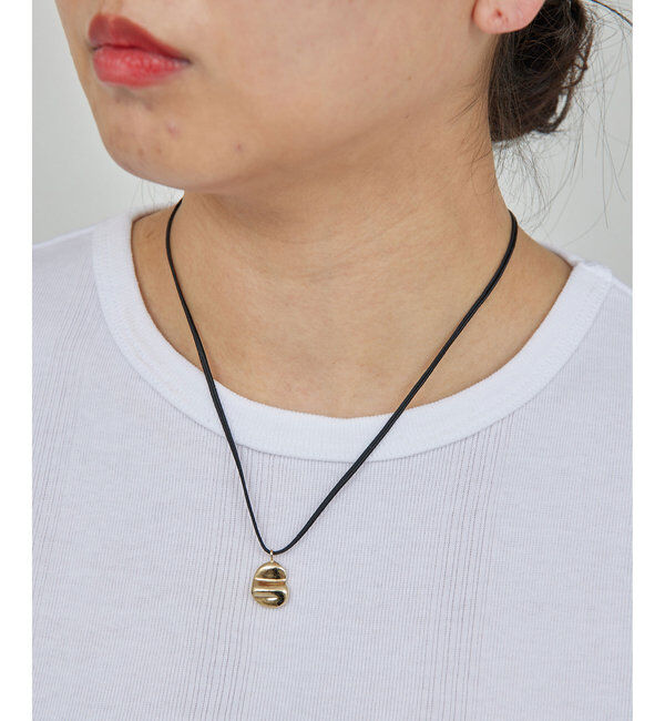  「メタルトップコードネックレス」|リング|