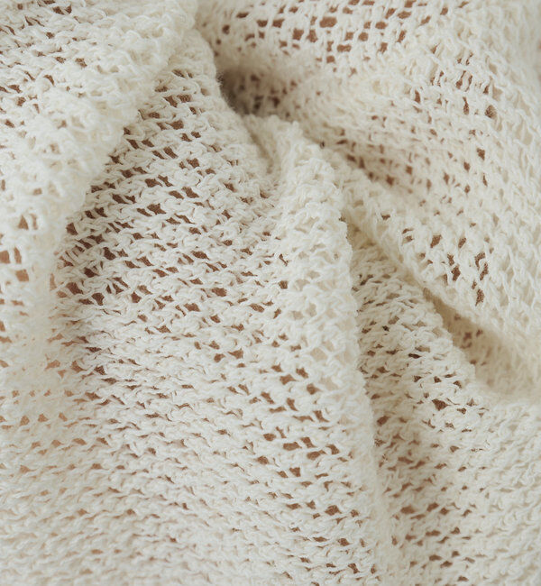  「リネンメッシュプルオーバー」|ニット・セーター|