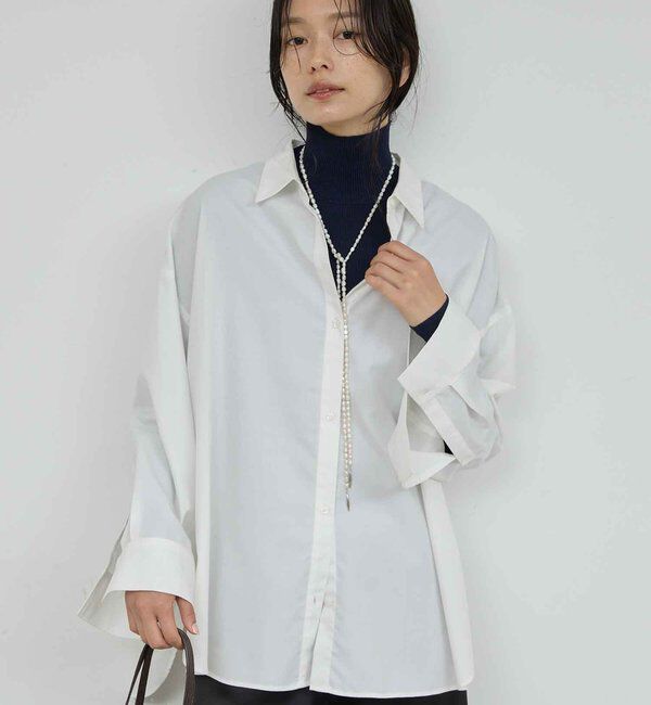  「【ルミネ限定カラーあり！】ツイルオーバーシャツ」|シャツ・ブラウス|