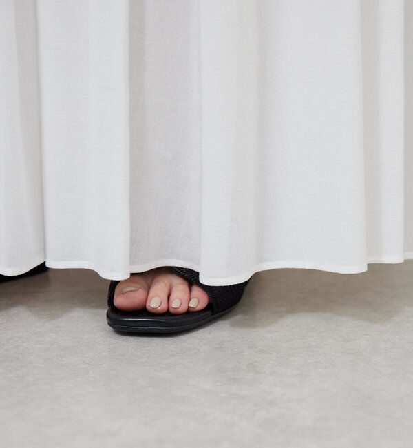  「【セットアップ対応】タックギャザーフレアスカート」|スカート|