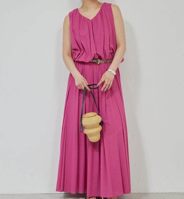  「【セットアップ対応】タックギャザーフレアスカート」|スカート|