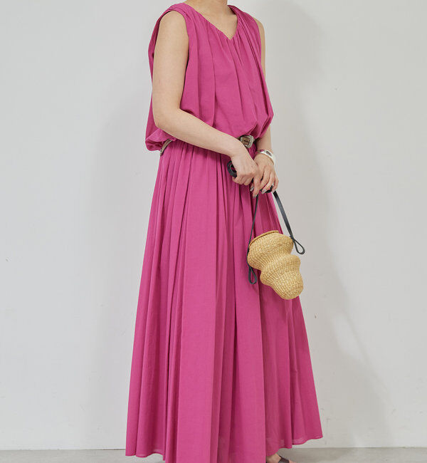  「【セットアップ対応】タックギャザーフレアスカート」|スカート|