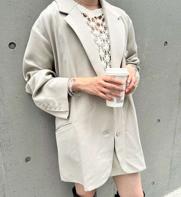  「[mline]オーバージャケット」|テーラードジャケット|