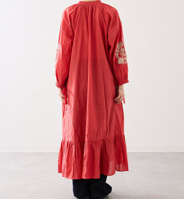  「FANAKA embroidery long dress」|ワンピース|