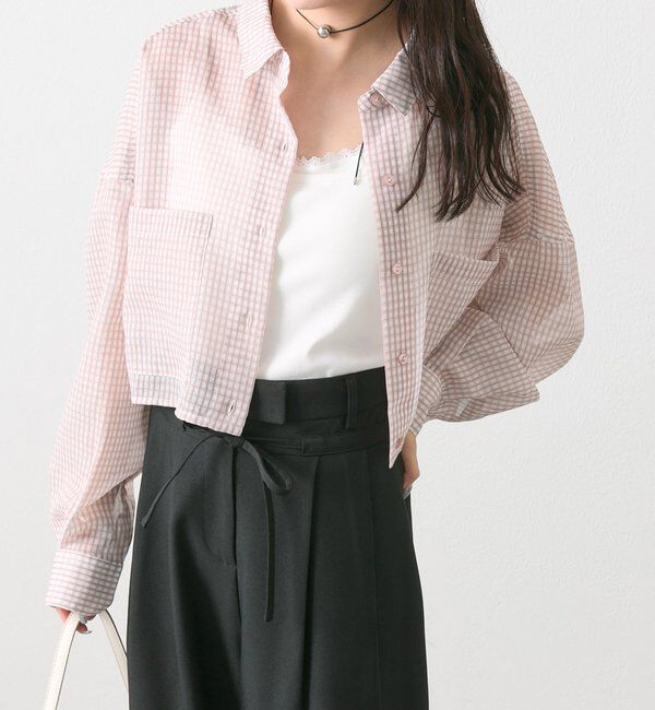  「シアーショートシャツ」|シャツ・ブラウス|