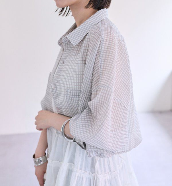  「シアーショートシャツ」|シャツ・ブラウス|