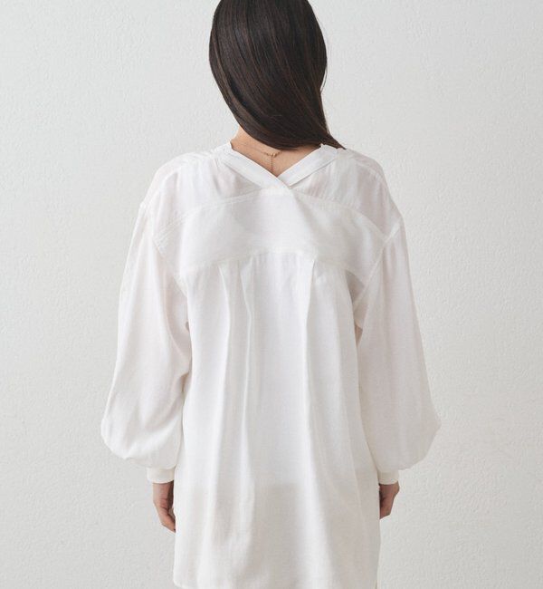  「袖リブV ブラウス」|シャツ・ブラウス|