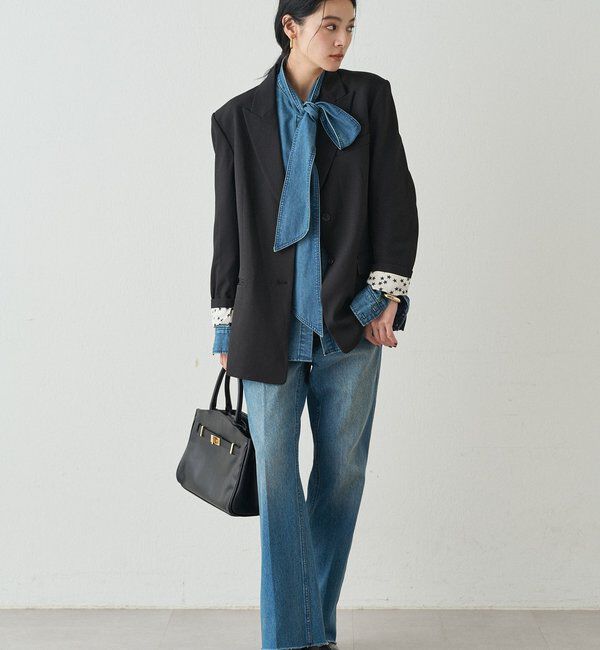  「【20周年限定】デニムボウタイブラウス」|シャツ・ブラウス|