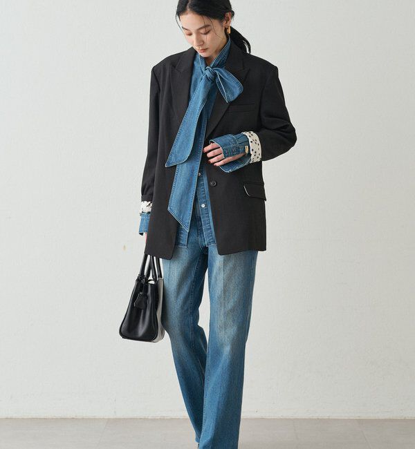  「【20周年限定】デニムボウタイブラウス」|シャツ・ブラウス|
