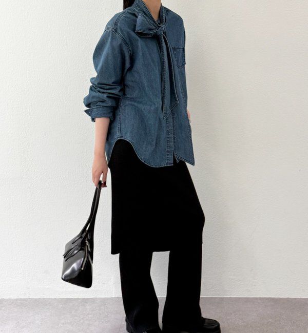  「【20周年限定】デニムボウタイブラウス」|シャツ・ブラウス|