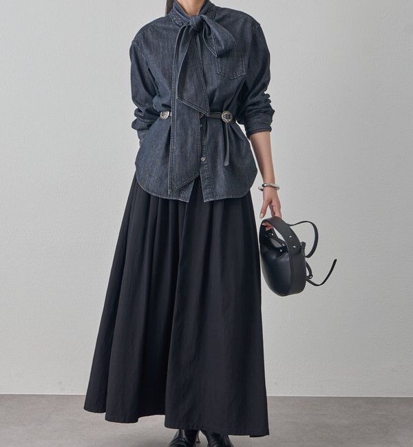  「【20周年限定】デニムボウタイブラウス」|シャツ・ブラウス|