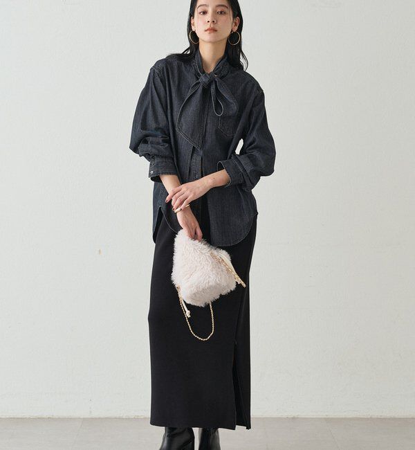  「【20周年限定】デニムボウタイブラウス」|シャツ・ブラウス|