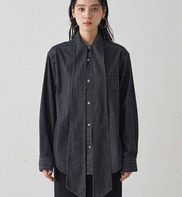  「【20周年限定】デニムボウタイブラウス」|シャツ・ブラウス|