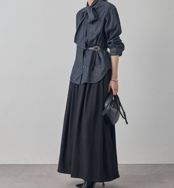  「【20周年限定】デニムボウタイブラウス」|シャツ・ブラウス|