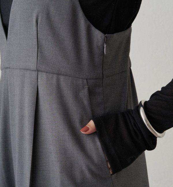  「【＠___kuuu__コラボカラー登場！】Vキャミサロペット」|ワンピース|