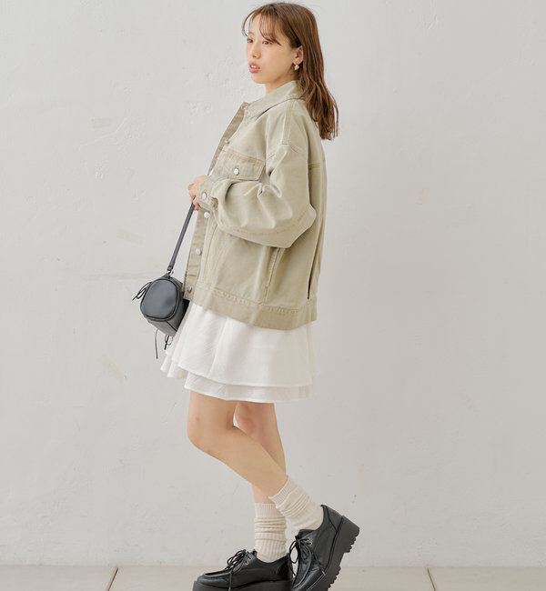  「【3サイズ展開】厚底レースアップローファー」|その他|