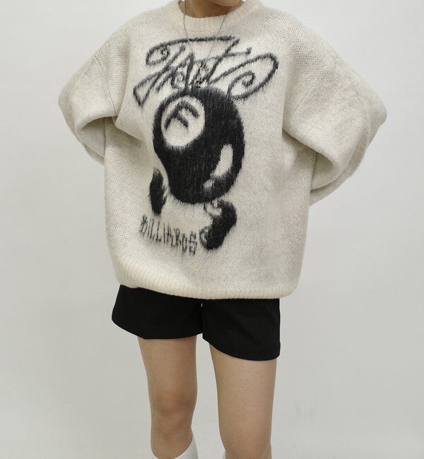  「【UNISEX/ユニセックス】ビリヤードモヘアニット」|ニット・セーター|