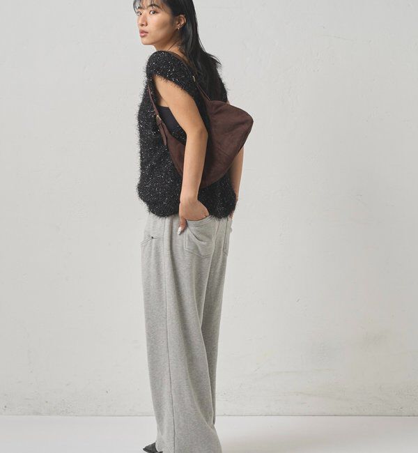  「【WEB限定】HiNTラメニットベスト」|ニット・セーター|