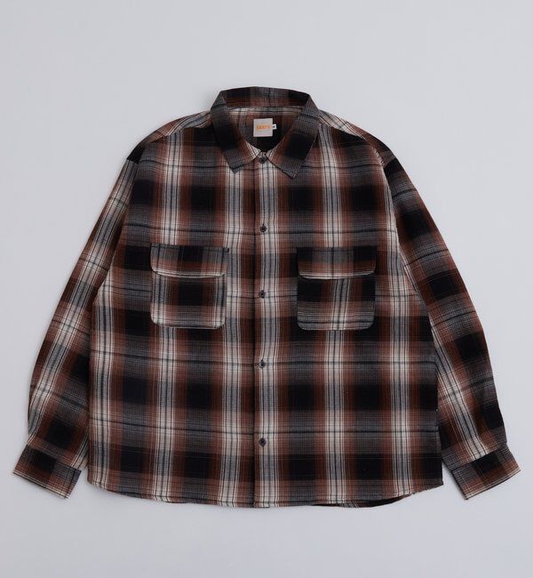  「KOOKYNワッフルチェックシャツ」|シャツ・ブラウス|ブラック