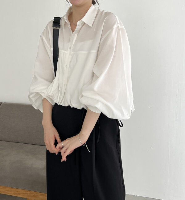  「【夏の羽織りにおすすめ】バルーンパフシャツ」|シャツ・ブラウス|