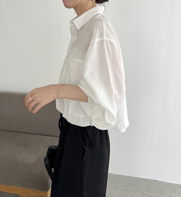  「【夏の羽織りにおすすめ】バルーンパフシャツ」|シャツ・ブラウス|