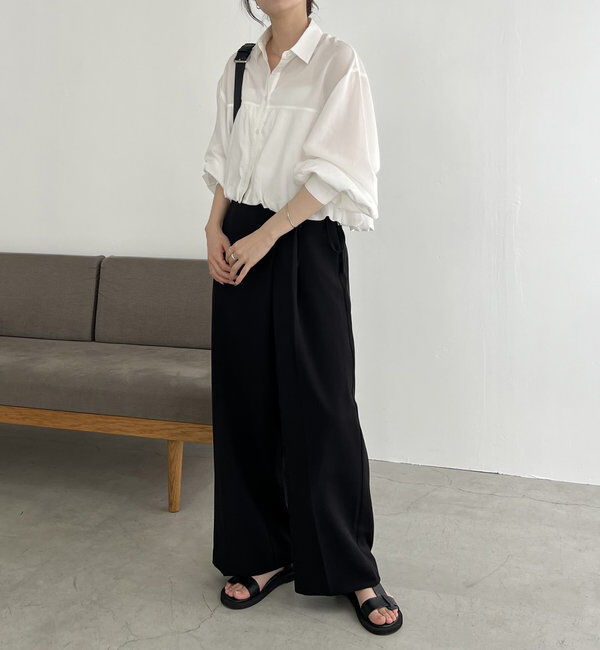  「【夏の羽織りにおすすめ】バルーンパフシャツ」|シャツ・ブラウス|