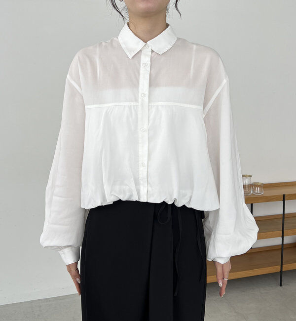  「【夏の羽織りにおすすめ】バルーンパフシャツ」|シャツ・ブラウス|