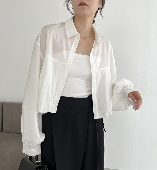  「【夏の羽織りにおすすめ】バルーンパフシャツ」|シャツ・ブラウス|