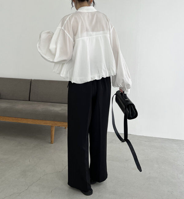  「【夏の羽織りにおすすめ】バルーンパフシャツ」|シャツ・ブラウス|