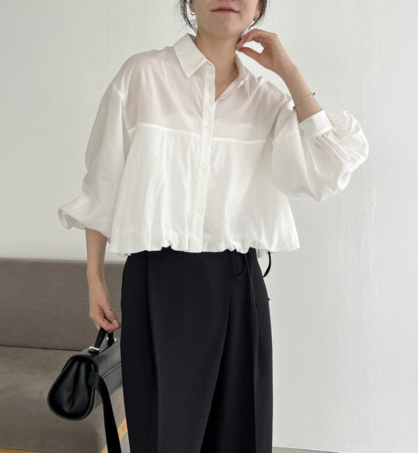  「【夏の羽織りにおすすめ】バルーンパフシャツ」|シャツ・ブラウス|