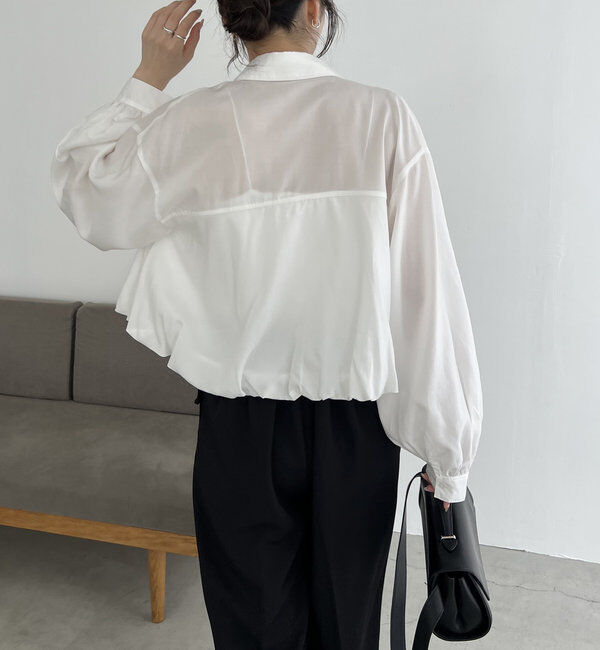  「【夏の羽織りにおすすめ】バルーンパフシャツ」|シャツ・ブラウス|