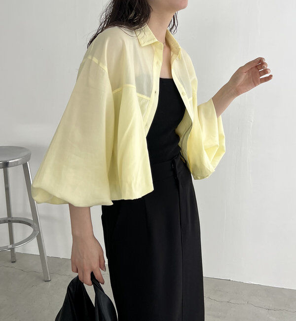  「【夏の羽織りにおすすめ】バルーンパフシャツ」|シャツ・ブラウス|