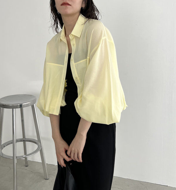  「【夏の羽織りにおすすめ】バルーンパフシャツ」|シャツ・ブラウス|