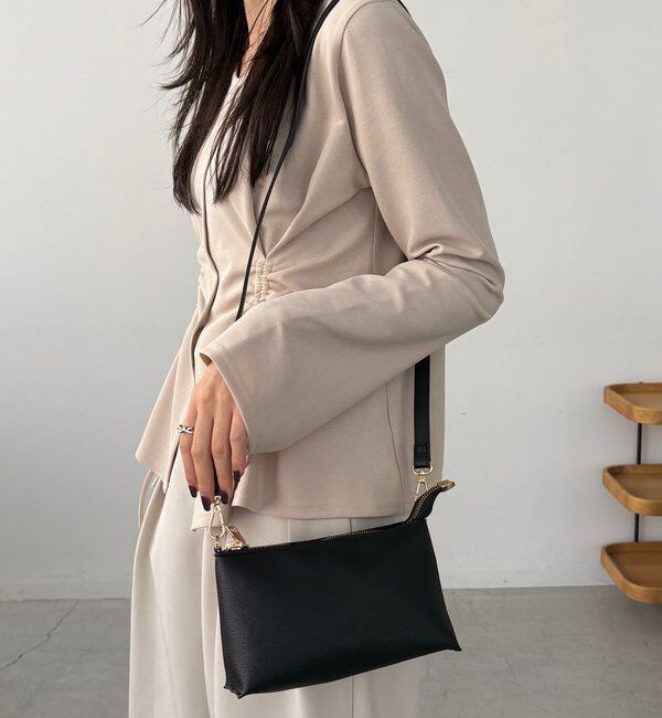  「【ミニバッグSET】2SETタックハンドルバッグ」|トートバッグ|