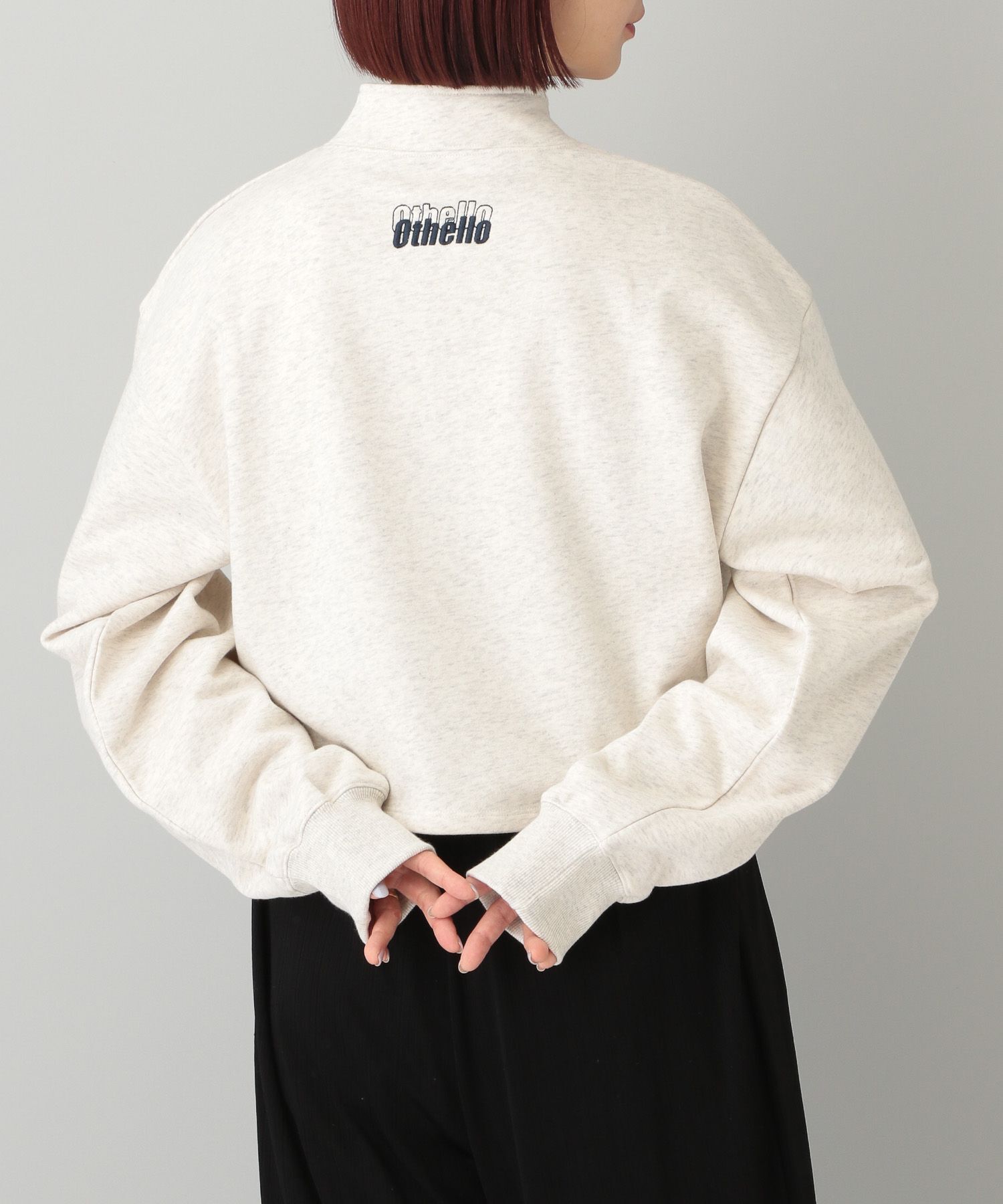 A part by 「【e/rm】othelloショートウラケスウェット」|スウェット・ジャージ|