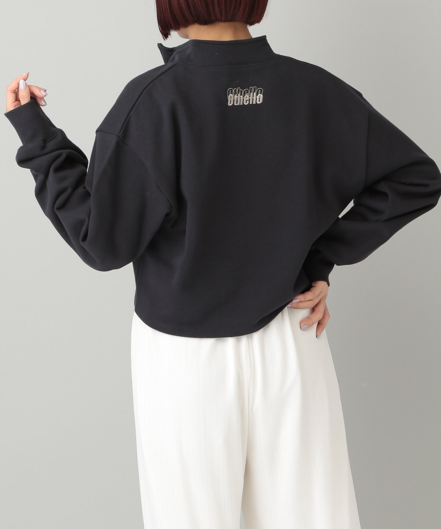 A part by 「【e/rm】othelloショートウラケスウェット」|スウェット・ジャージ|