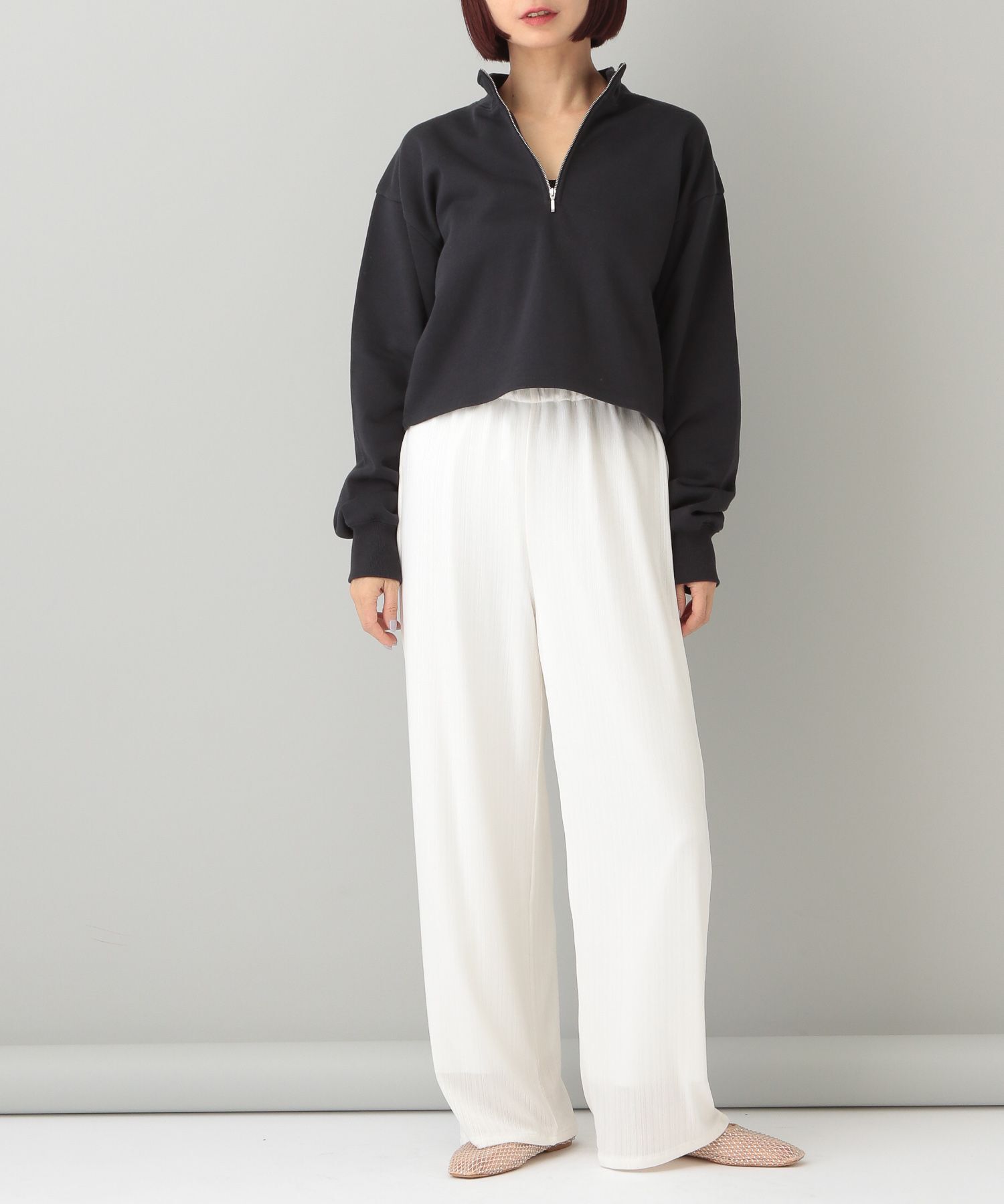 A part by 「【e/rm】othelloショートウラケスウェット」|スウェット・ジャージ|