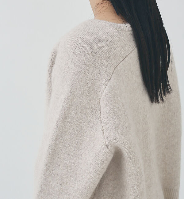 collex「ラクーン混 フォルムニットプルオーバー」|ニット・セーター|