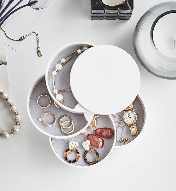 collex「【tower】 アクセサリートレー4段 回転式」|その他|