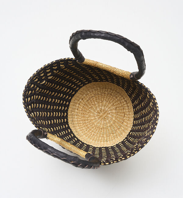 collex「ニャリガバスケット ニケチェック S」|かごバッグ|