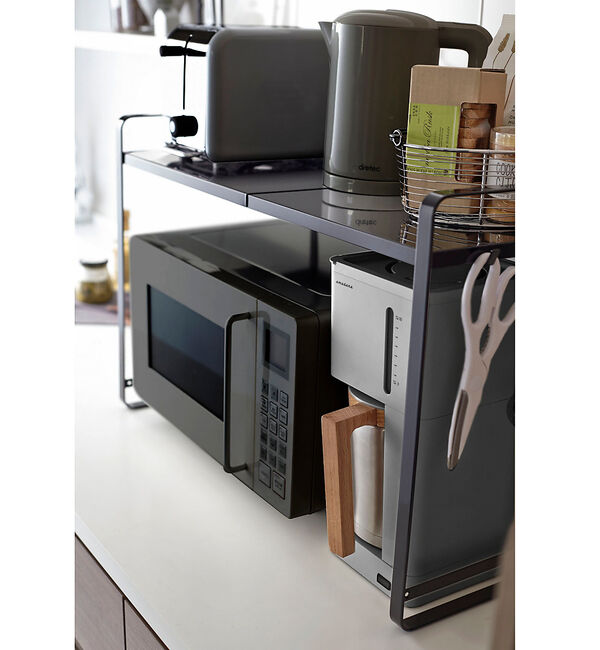 collex「【tower】伸縮レンジラック」|食器・キッチングッズ|