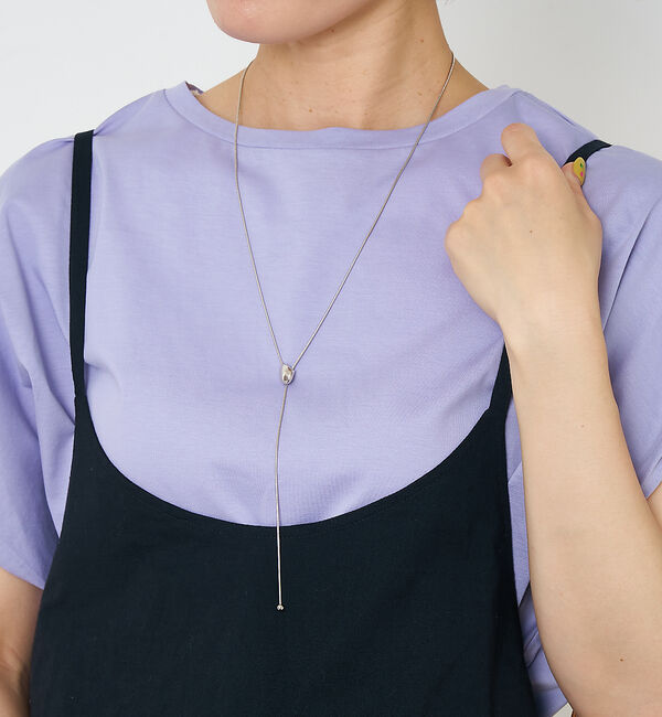 collex「【dignif】【金属アレルギー対応】スライドY字ネックレス」|ネックレス|シルバー