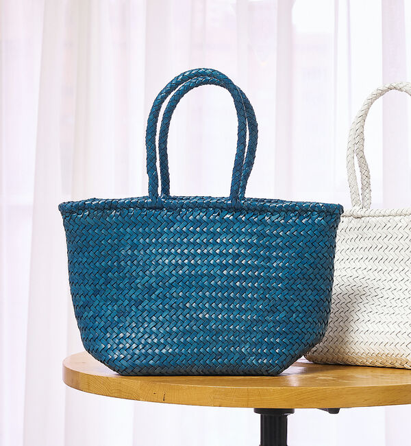 collex「【DRAGON/ドラゴン】GRACE BASKET SMALL」|トートバッグ|ライトブルー