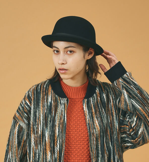 ABAHOUSE「【RUBEN/ルーベン】フェルトボーラーハット / FFELT BOWLER H」|その他|ブラック
