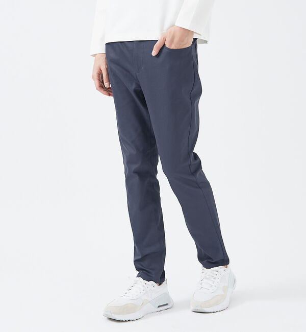 ABAHOUSE「【ハイパーストレッチ】5ポケット イージーパンツ」|その他|ブルーグレー