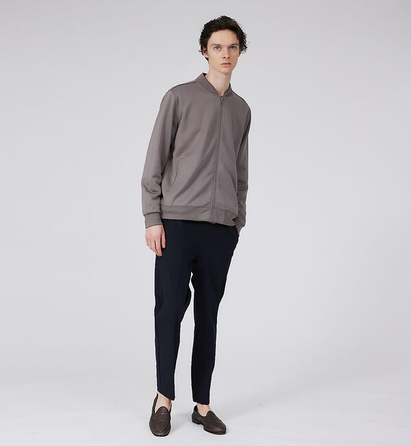 ABAHOUSE「エレガント スウェット ブルゾン」|ブルゾン・スタジャン|