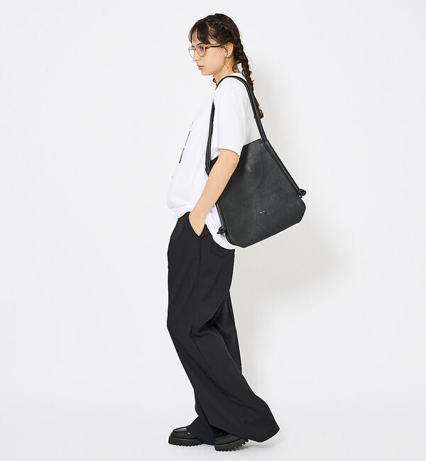 ABAHOUSE「【YArKA / ヤーカ】real leather cord adjustmen」|トートバッグ|