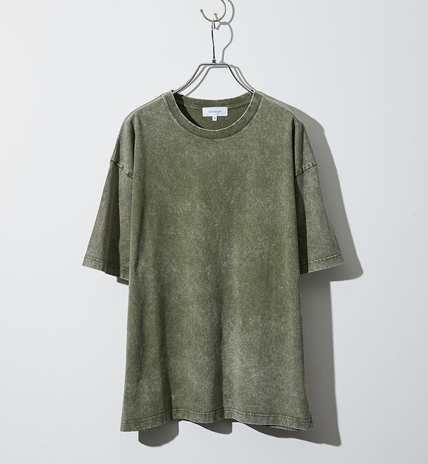 ABAHOUSE「【ピグメント加工】クルーネック半袖Ｔシャツ」|Tシャツ・カットソー|