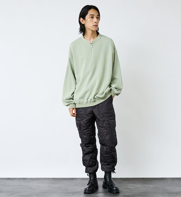 ABAHOUSE「【FORTUNA/フォルトゥナ】WフェイスHALF ZIPプルオーバー/オーバー」|Tシャツ・カットソー|